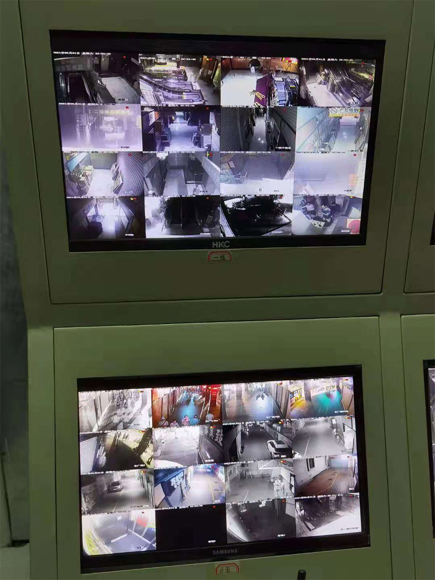 广氮小区停车场道闸系统监控一体化建设